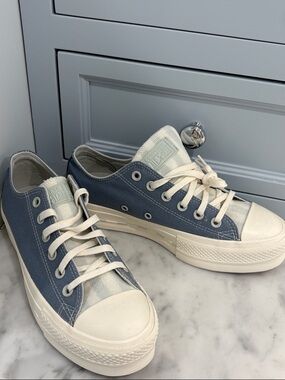 RARE NWOT Converse Chuck Taylor All Star Lift Low 'Indigo Oxide' Size 8